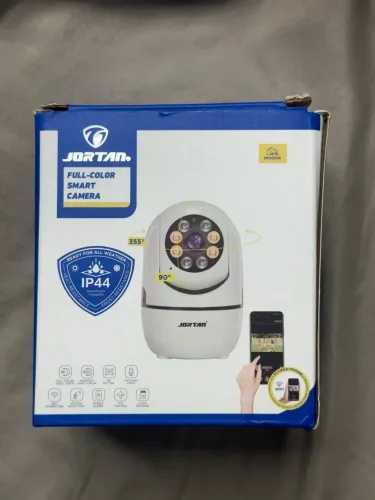Câmera de Segurança JORTAN Wi-Fi 360° com Visão Noturna