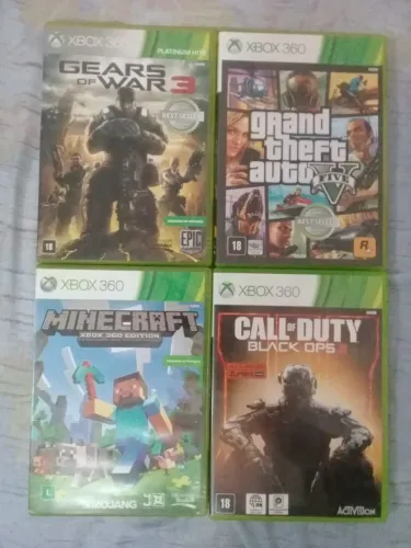 Kit - GTA 5, Minecraft, Call ot Duty, Gears of War 3 - XBOX 360