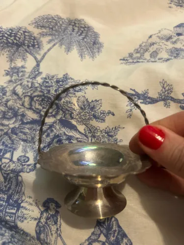 Mini cesta de prata 90