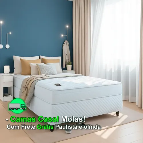 Camas Casal Ortopillow - Pagamento Apenas na Entrega
