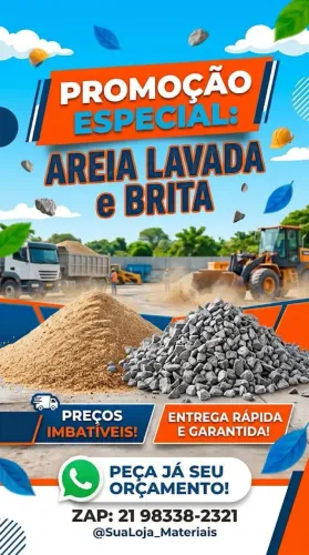AREIA,PEDRA,AREOLA,PEDRA,TIJOLOS,BLOCOS,CIMENTO,FERRAGENS,PISOS, LAJES.