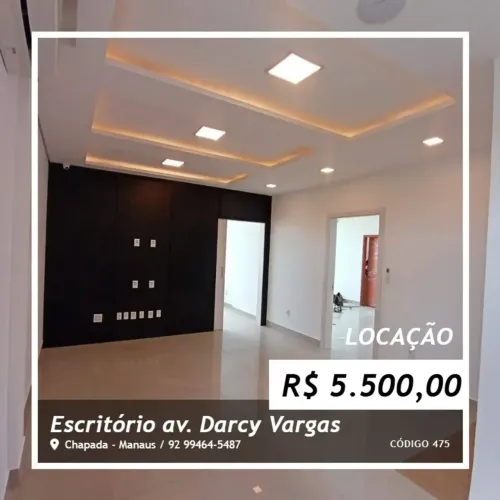 Escritório na Darcy Vargas - recepção e salas / 9 2 9 9 4 6 4 - 5 4 8 7