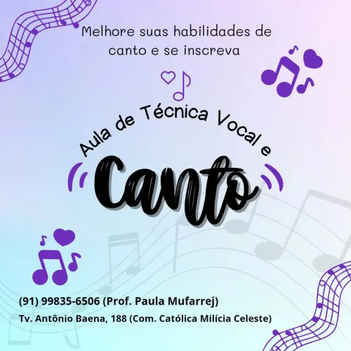 AULA DE CANTO E TÉCNICA VOCAL