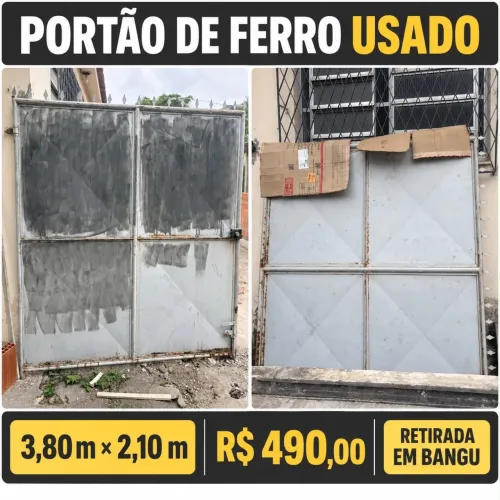 Portão de ferro usado