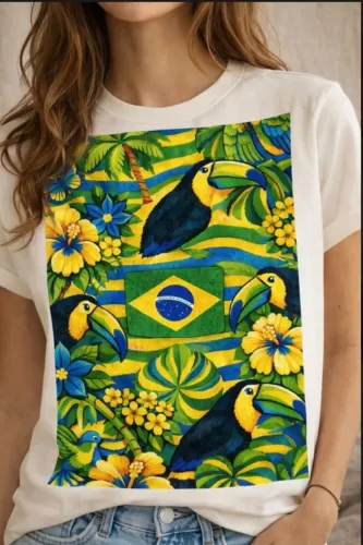 T shirt Brasil Tropical