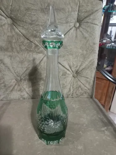 Vendo licoreira verde em cristal blumenau