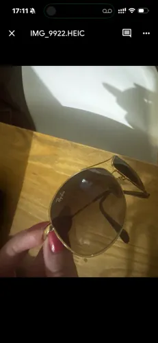 oculos aviador original lente nova