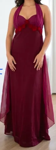 Vestido marsala