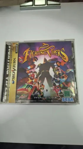 Jogo Original Fighting Vipers Sega Saturn Jap Completo