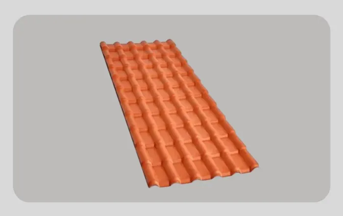 TELHA DE PVC PLAN 2,42x0.88m