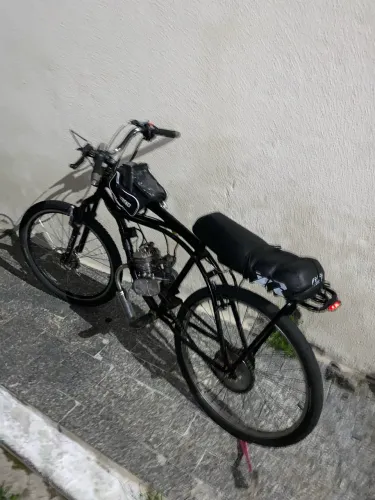 Bicicleta motorizada 2T 80cc aro 26