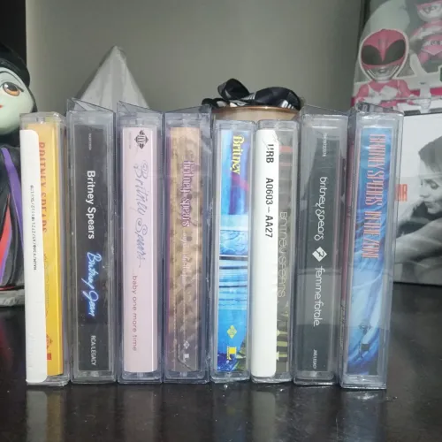 Coleção Fita K7 Cassete Britney Spears 8 Unidades Urban