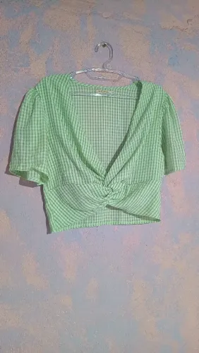 Blusinha xadrez para festa junina G