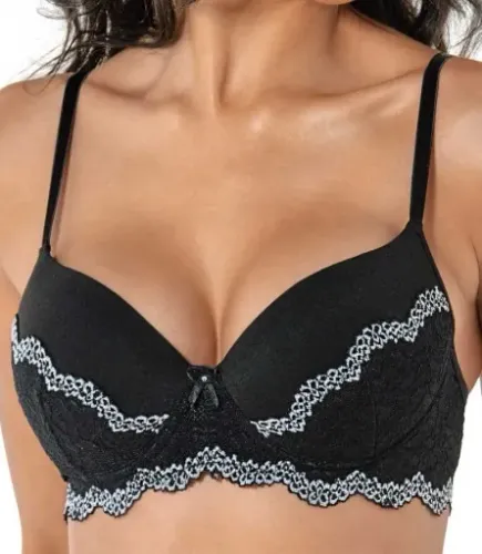 Sutiã Greece DeMillus 67070 Preto NOVO