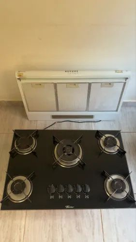 Cooktop 5 bocas fisher e sugar Eletrolux