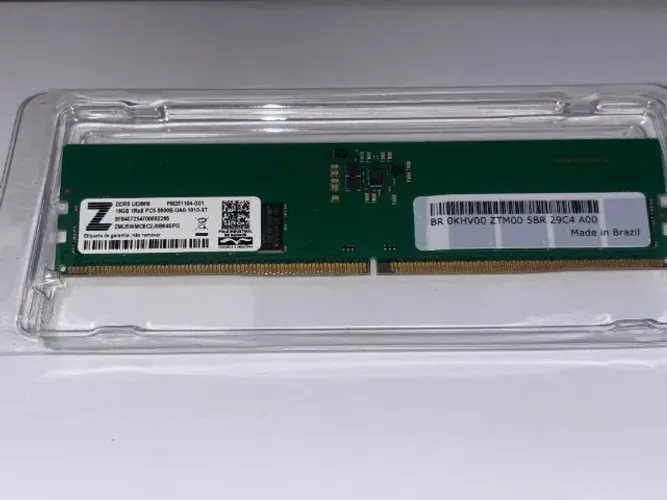 Memória RAM 16GB DDR5 5600MHz Zilia (Smart) para Desktop