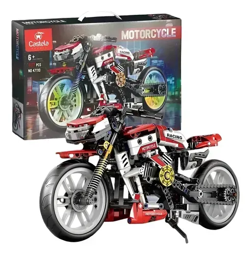 Blocos De Montar Moto Ducati Naked 467 Peças