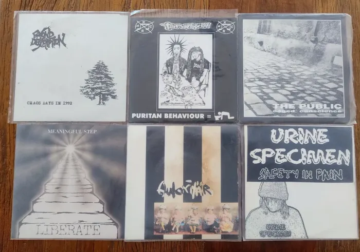 MINI LOTE VINIL COMPACTO 7' - PUNK/CRUST/GRIND