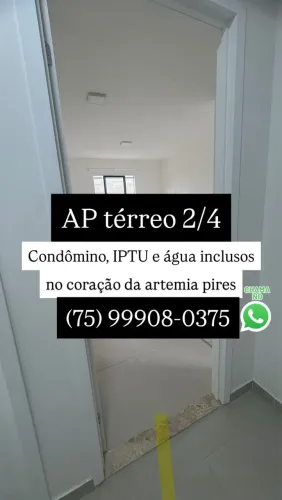 AP térreo 2/4 a 500m da UNEX - UNIQ ARTEMIA