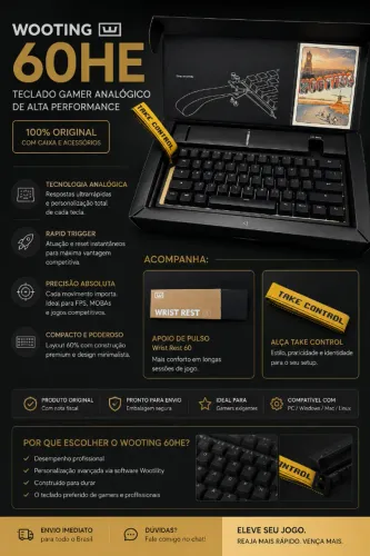 TECLADO WOOTING 60HE