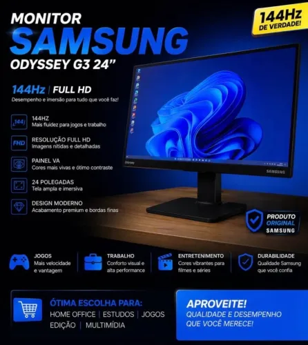 Monitor Samsung odyssey g30 144 hz