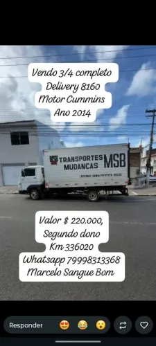 Vendo caminhão 3/4 completo