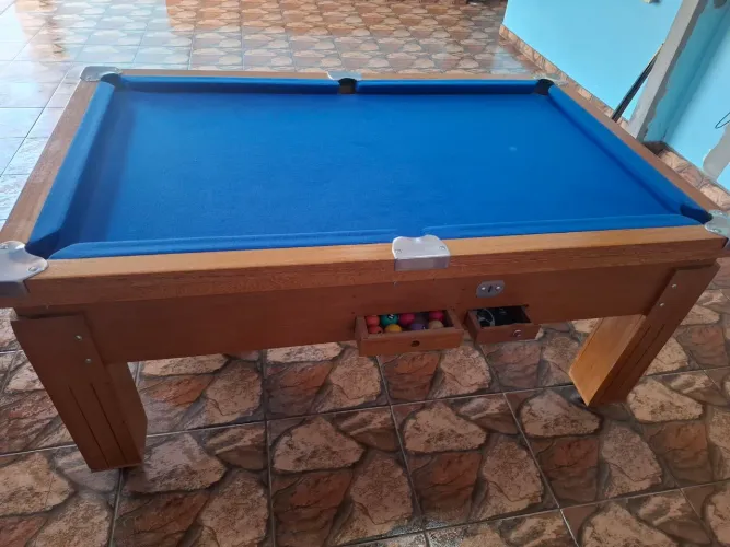 MESA DE SINUCA ? POUQUÍSSIMO USO<br>