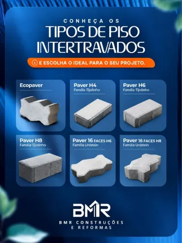 Interrtravados , tijolos de blocos