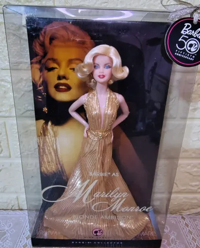 Boneca Barbie Collector Marilyn Monroe Blond Ambition 2009 Lacrada
