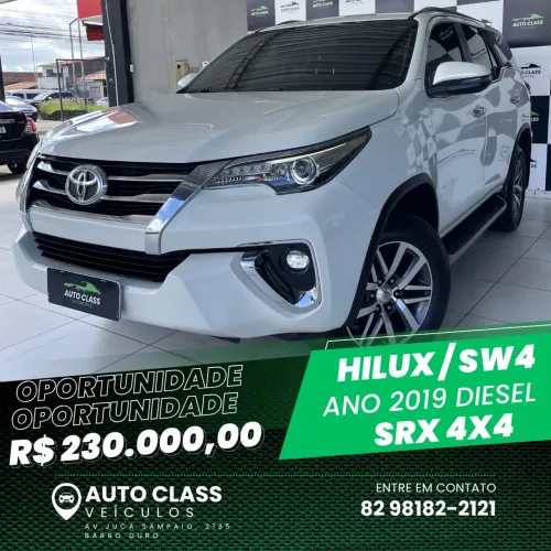 Toyota Hilux SW4 SRX 4X4 2.8 TDI 16V Dies. Aut. 2019