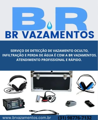 Empresa de vazamentos de água em BH * BR Vazamentos 