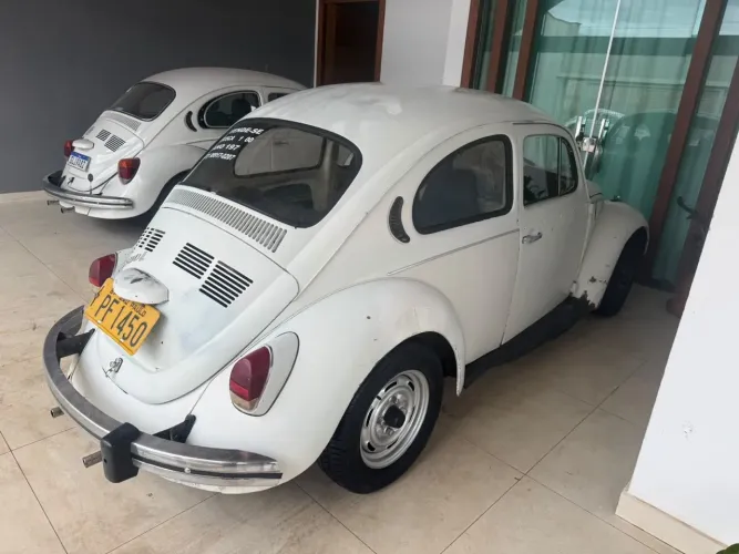 Fusca P/ peças, placa Amarela