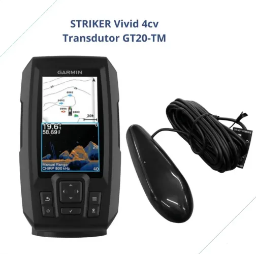 Sonar Garmin Striker 4cv Vivid + Transdutor