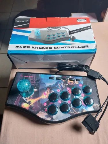 Controle Arcade ps2 usb - computador - video game - fliperama