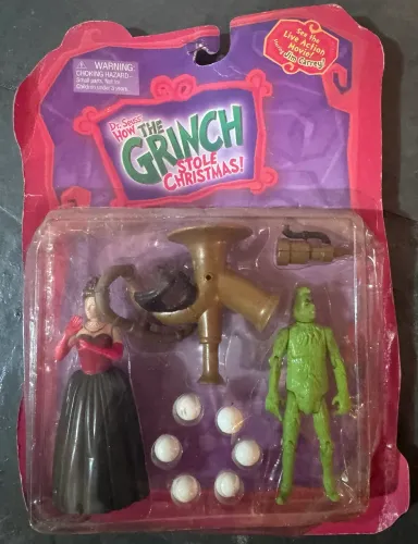  "Grinch & Martha May Whovier with Snowball Launcher"