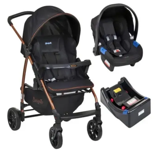 Carrinho De Bebê BURIGOTO +bebe conforto + Base