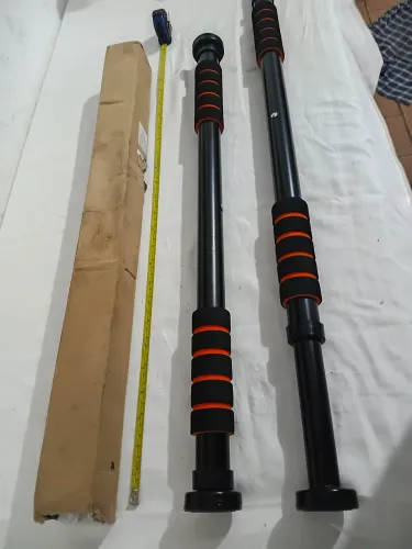 Barra De Porta Ajustável Fixa Pegada Macia Foam Odin Fit