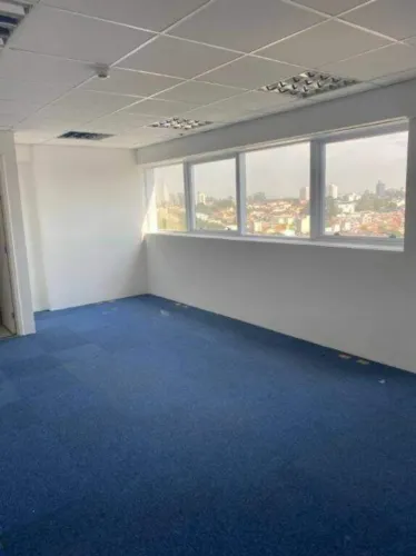 Sala comercial 38 m² com carpete e 1 vaga - São Bernardo do Campo