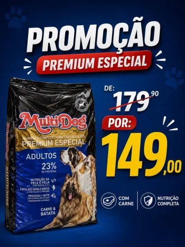 Ração premium especial 25kg