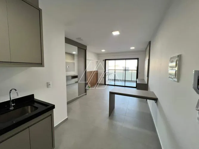 Studio Moderno com Varanda Gourmet Fechada no Maria Izabel | Ideal para investir