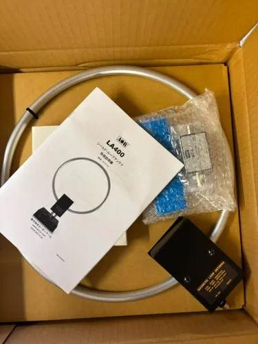Antena Loop Ativa Aor LA-400 | Nova Na Caixa Com Manual
