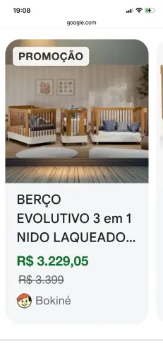 Berço evolução 3 em 1 MATIC 
