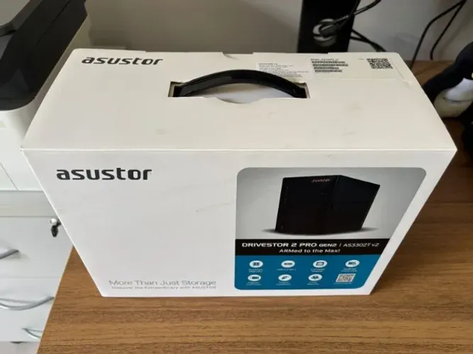 Storage NAS Asustor AS3302T V2 2 Baias Realtek RTD1619B 2GB DDR4