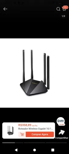 Roteador mecusys gigabyte