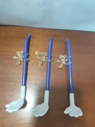 Kit três canudos decorativos do Mickey mouse da Disney