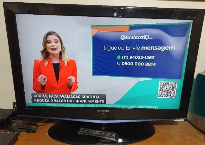 TV Lcd Samsung 40 Polegadas com Conversor Digital Funcionando