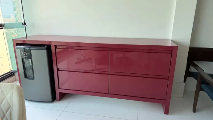Buffet de vinhos e bebidas, super prático