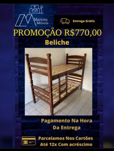 GRANDE PROMOÇÃO BELICHE PÔRTO ENTREGA GRATIS ACEITA CARTÃO