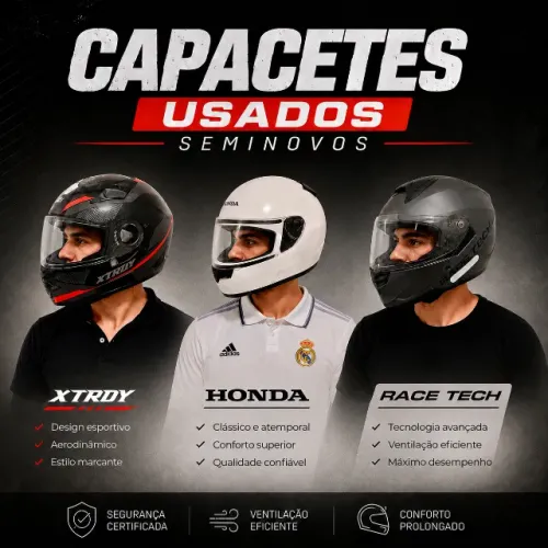 Capacetes de moto 