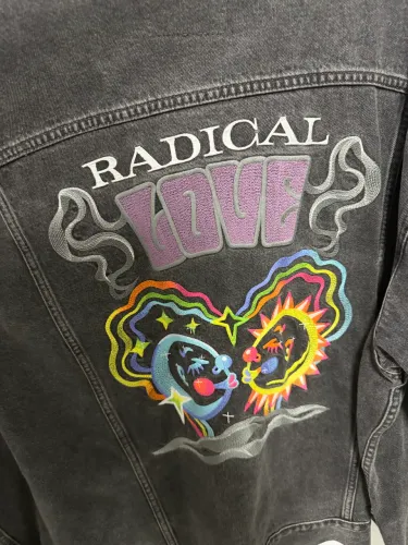 Jaqueta Levi?s preta, radical love, edição limitada, quality clothing, tamanho XXL, nova!